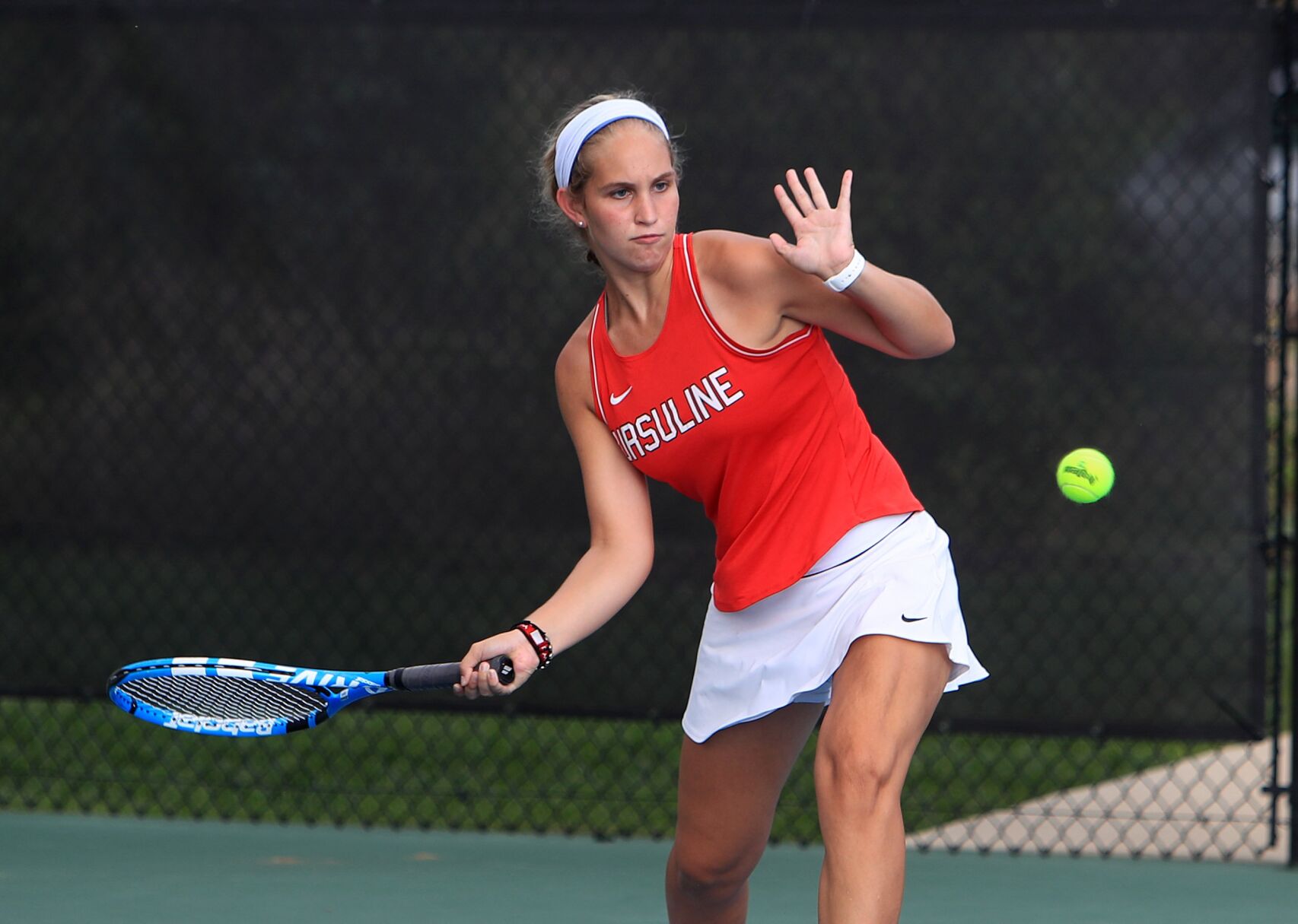 Class 1 District 6 girls tennis team championship: Westminster 5, Ursuline 2